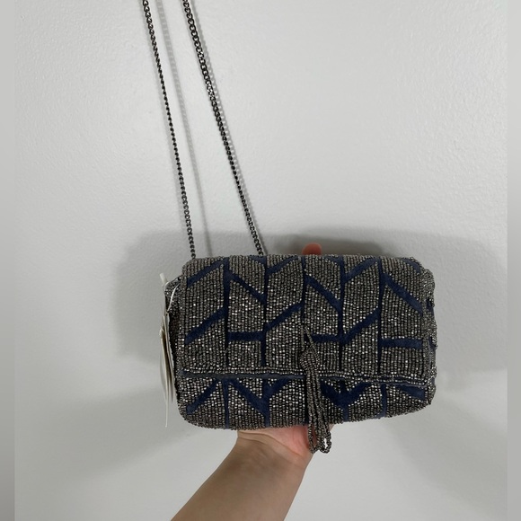 Buckle Antik Kraft Mini Bag Denim Jeans NWT - Picture 3 of 14